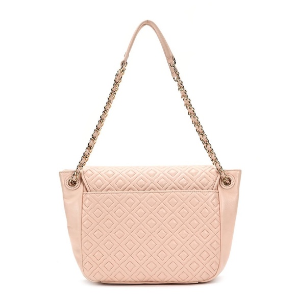 Tory Burch Marion Quilted Small Flap Shoulder Bag 12169712 Pale Apricot - Picture 4 of 9